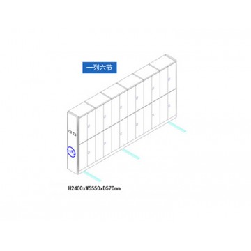 震海 密集架 移动智能轨道储物柜（每立方米）定制